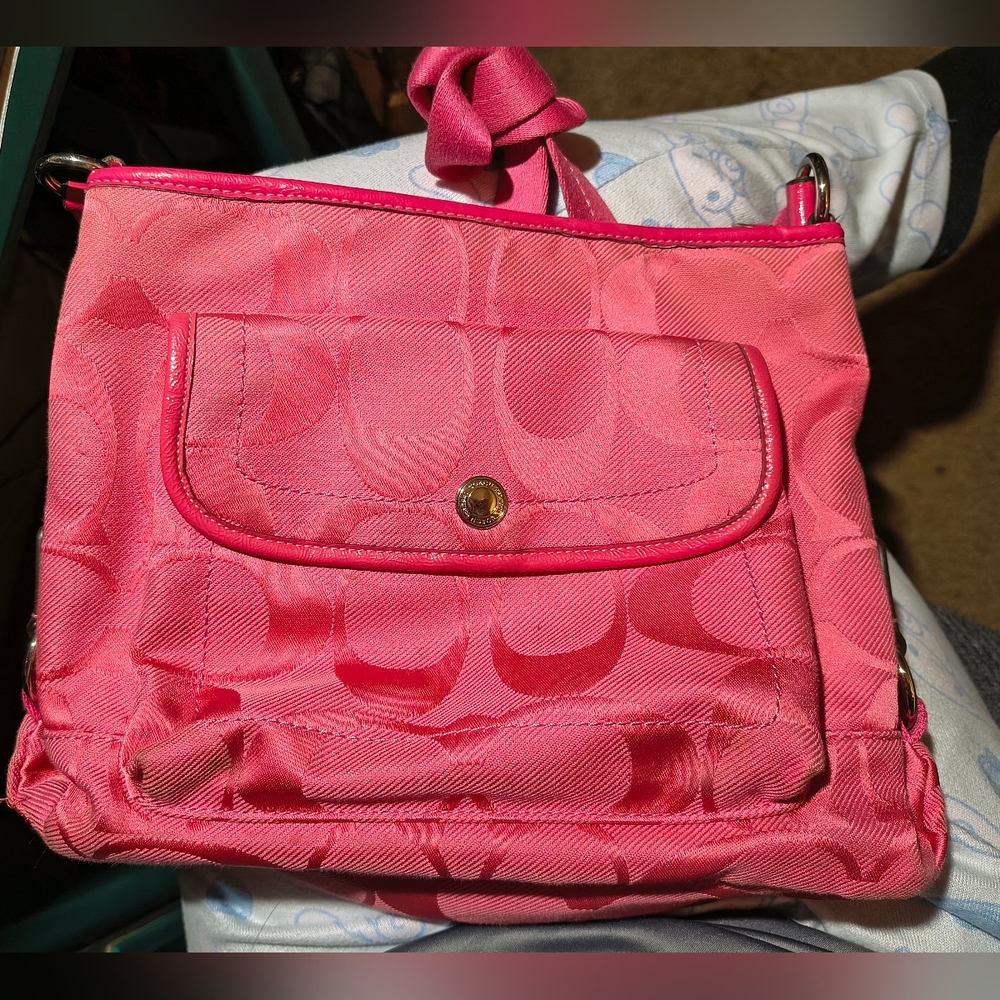 Coach Pink Crossbody Bag